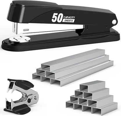 Metal Stapler Heavy Duty 50 Sheet Capacity by Swihauk