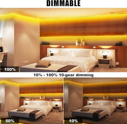Orange Color COB Led Strip Lights - Image 6