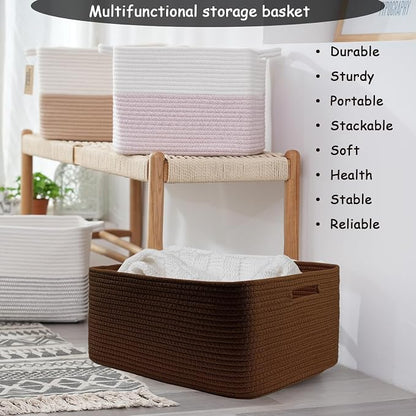 COMFY-HOMI 3 pcs Large Storage Baskets - Image 5