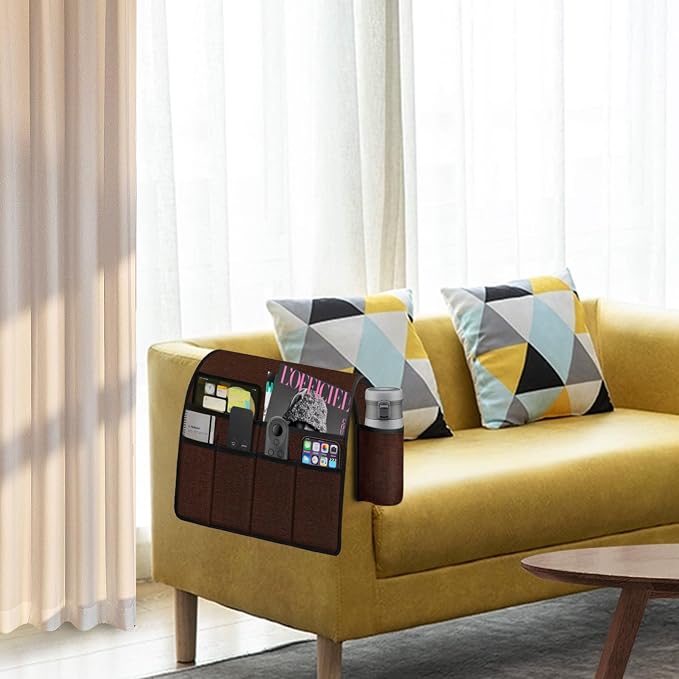 Ntomtuex Sofa Armchair Caddy Remote Control Holder - Image 2