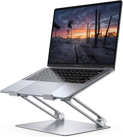 Lamicall Adjustable Laptop Stand, Portable Laptop Riser, Aluminum Laptop Stand by Lamicall