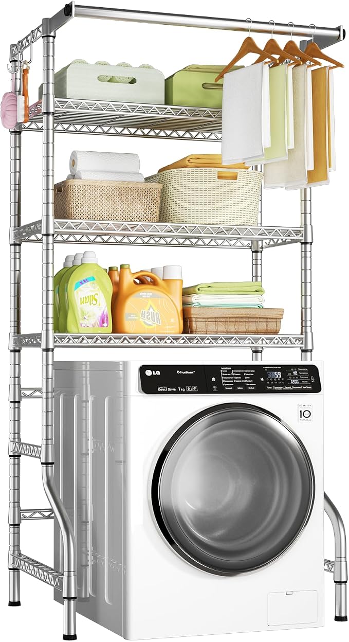 Ulif U11 Over Washer and Dryer Shelves, 3 Tiers Laundry Room Storage and by Ulif