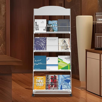 Floor-Standing Magazine Rack 4-Layer - Image 6