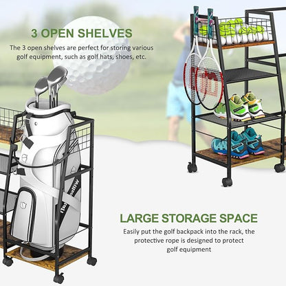 Golf Bag Garage Storage Rack - Image 5