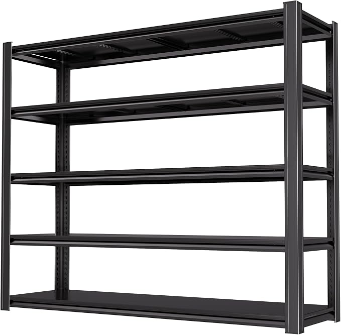 72“H Garage Shelving Heavy Duty Storage Shelves 3500 LBS Adjustable Metal by LIJIUHOME