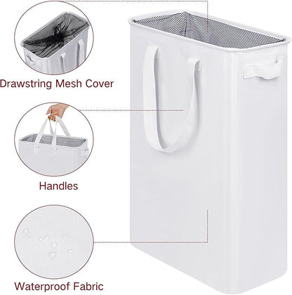 efluky Slim Laundry Basket, Narrow Laundry Hamper - Image 3