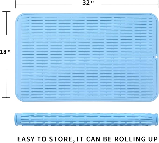 Silicone Dish Drying Mat for Multiple Usage, Easy clean, Eco-friendly, - Image 2