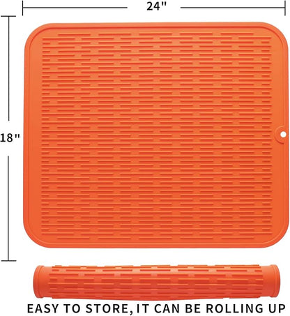 Silicone Dish Drying Mat for Multiple Usage, Easy clean, Eco-friendly, - Image 2