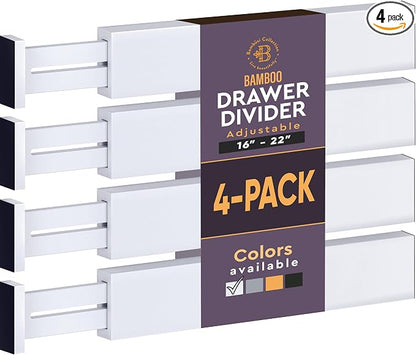 Bambüsi 4 Pack Drawer Dividers by Bamb%C3%BCsi