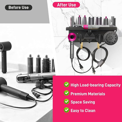 Wall Mount Hair Holder Compatible - Image 5