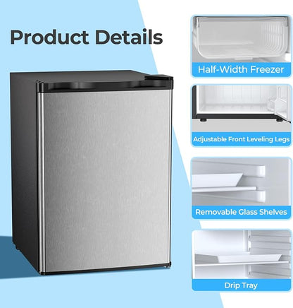 Antarctic Star 2.56 Cu.Ft. Mini Fridge - Image 5