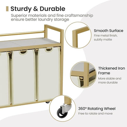 Laundry Hamper, Laundry Basket, Laundry Sorter - Image 4