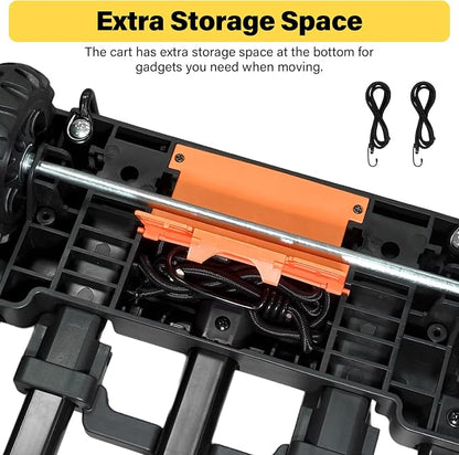 Folding Hand Truck 500 LB, Portable Heavy Duty Dolly Cart - Image 4