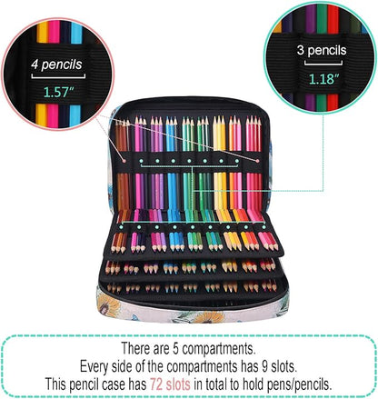 JAKAGO 220 Slots Colored Pencil Case Large Capacity Pen Holder - Image 3
