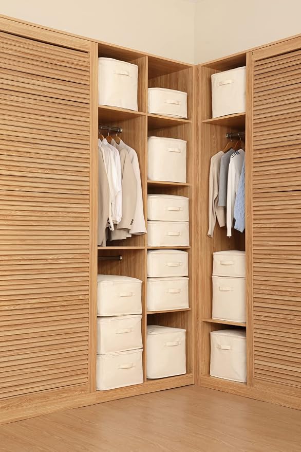 Decorative Basket Rectangular Fabric Storage Bin Organizer Basket - Image 7