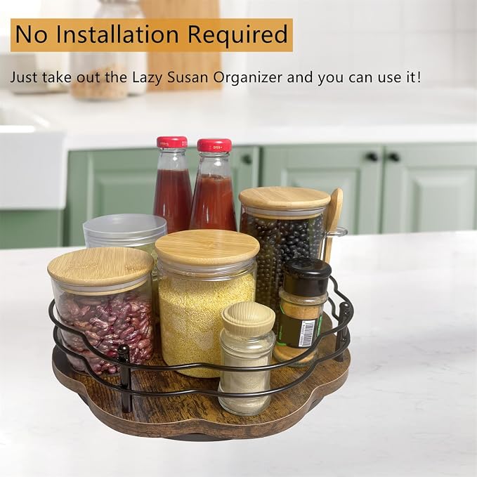 13" Lazy Susan Turntable Organizer - Image 4