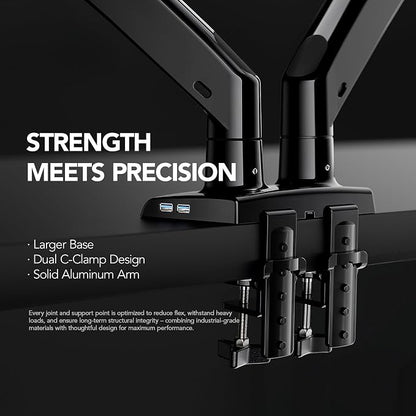 HUANUO NITROGLIDE™ Dual Monitor Stand - Image 6