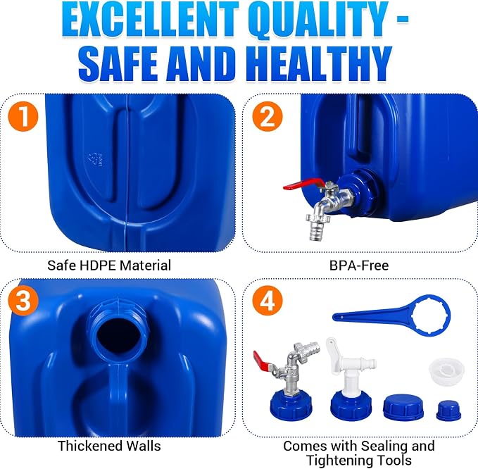 6.6 Gallon Emergency Water Storage Container - Image 4