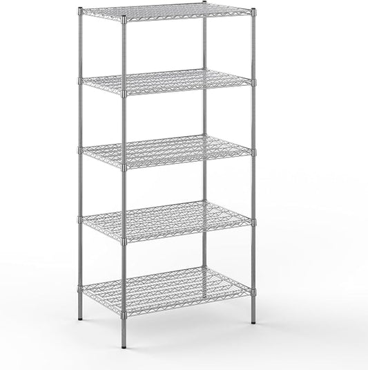 24" Deep x 36" Wide x 74" Height Wire Shelving Kit | 5-Tier | NSF Commercial by Regal+Altair