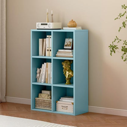 6-Cube Storage Shelf Bookcase - Image 2