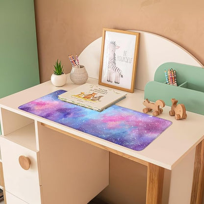 Galaxy Mouse Pad Large, Extended Gaming Desk Mat – 31.5 x 11.8 in – Watercolor - Image 3