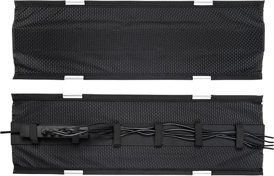 PERFECT POSTURE Mesh Cable Organizer – Under Desk Cable Management by PerfectPosture