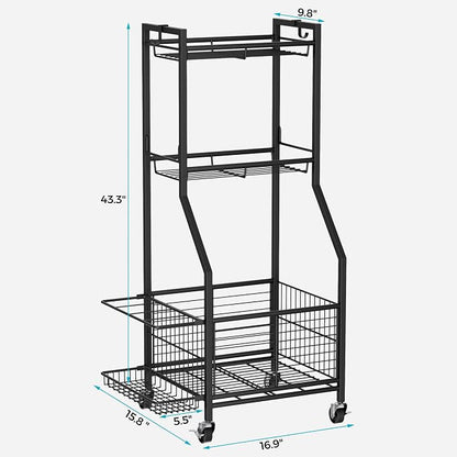 Sports Equipment & Toy Storage Rack - Image 2