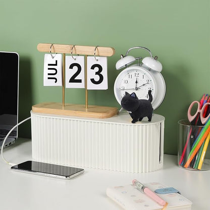 Large Cable Organizer Box for Power Strips, Surge Protectors, TV Computer Wires - Image 5