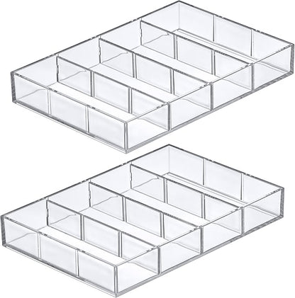 Amazing Abby - Soleil - 2-Pack Acrylic 4-Compartment Sunglass Organizer - Image 6