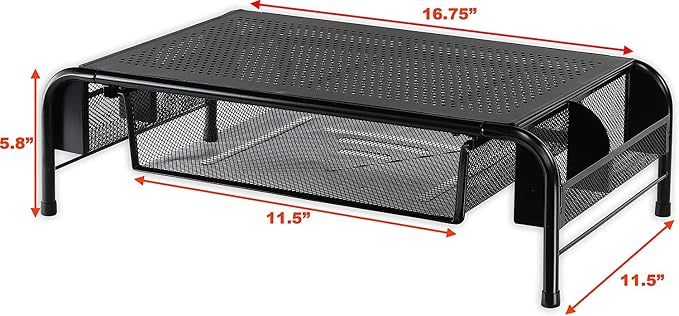 Simple Houseware Metal Desk Monitor Stand Riser - Image 2