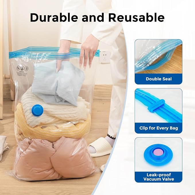 ETENWOLF 20 Pack Vacuum Storage Bags - Image 6