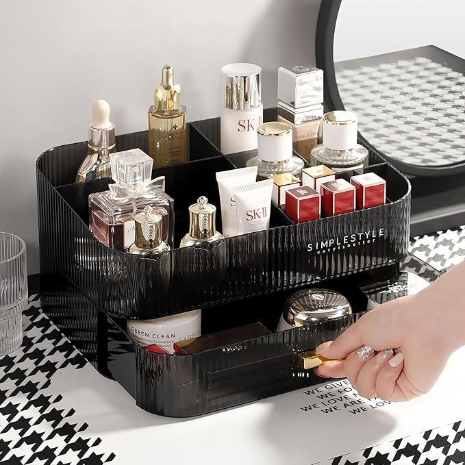 Makeup Organizer for Vanity, Large Desk Organizer - Image 2