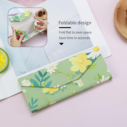 Foldable Glasses Case, Magnetic PU Leahter Sunglasses Case, Cute Hard Shell - Image 3