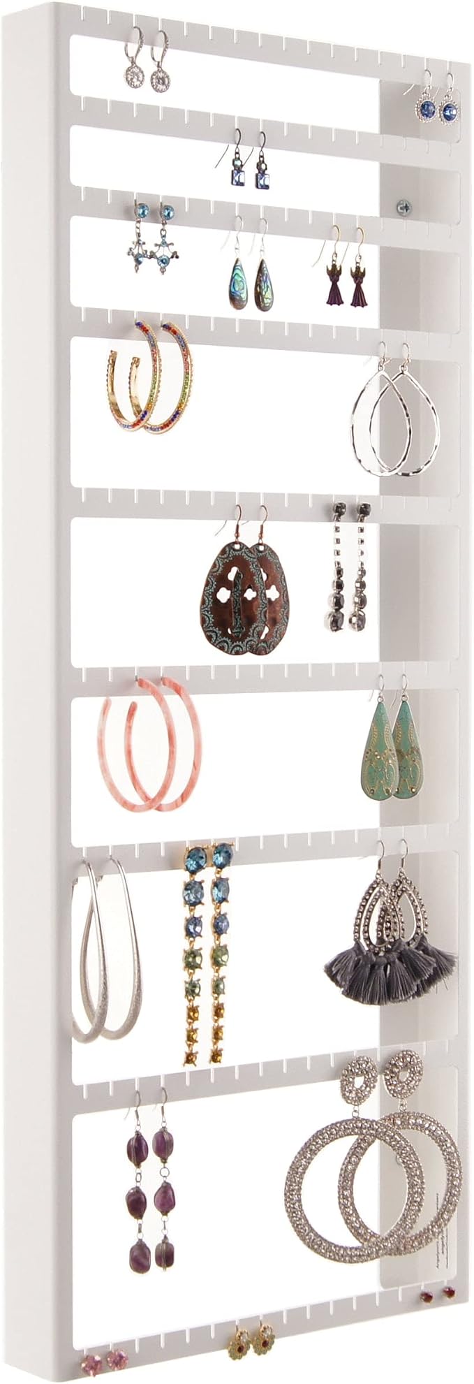 Angelynn's Wall Mounted Big and Small Earring Holder Organizer Display Women by Angelynns