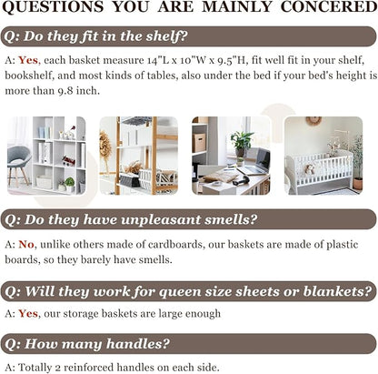 Criusia Closet Organizers and Storage Baskets - Image 3