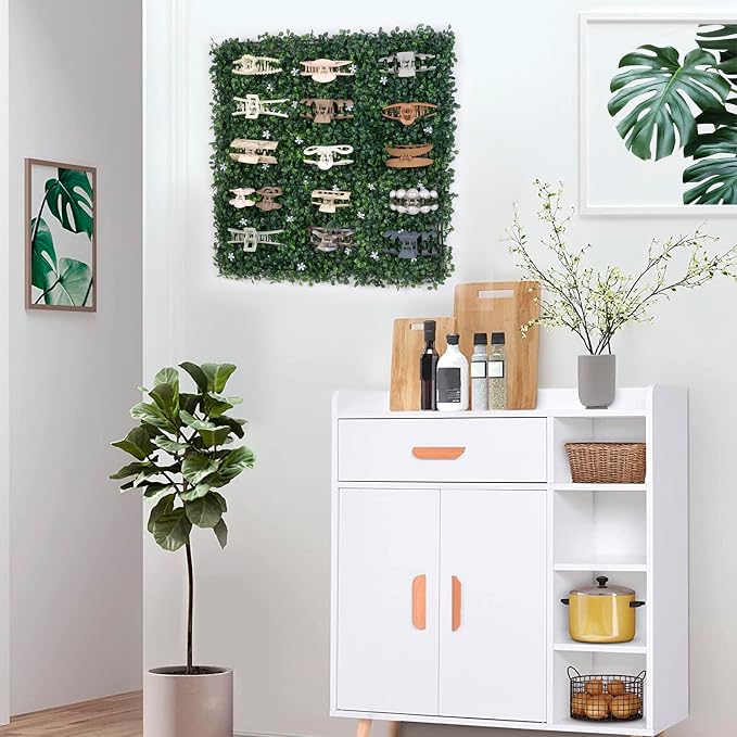 SNOWSTAR Green Grass Claw Clip Organizer Holder, Claw Clip Holder and Storage - Image 6