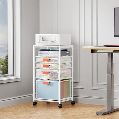 Marbrasse Rolling File Cart - Image 2