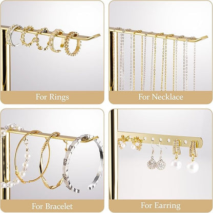 pickpiff Jewelry Stand Organizer Necklace Holder- 12.5" Sturdy Earring and - Image 2