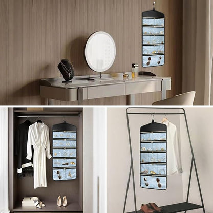 CHICECO Travel Jewelry Holder Organizer, Hanging Jewelry Organizer Storage - Image 4