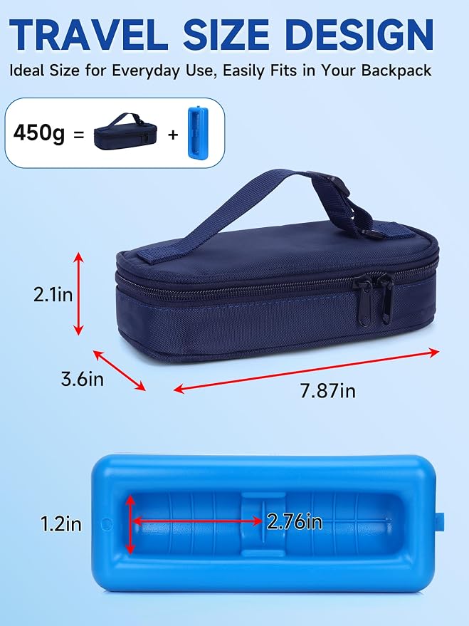 Insulin Vial Cooler Travel Case – Diabetic Travel Case TSA Approved, Medicine - Image 5