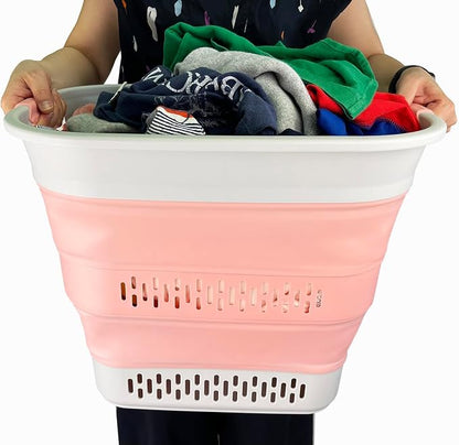 SAMMART 40L Collapsible Plastic Laundry Basket - Image 6