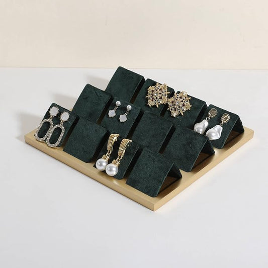GemeShou Golden coated earring display stand by GemeShou