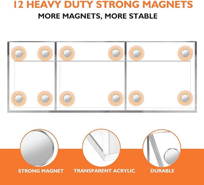 Ameceres Magnetic Pen Holder Classroom Organization Acrylic Marker Holder - Image 3