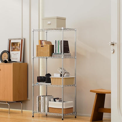 1000 lbs 4Tier Shelf Metal Storage Shelves Wire Rack Closet Organizers - Image 6