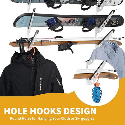 Snowboard Wall Racks, Adjustable Storage Rack - Image 5