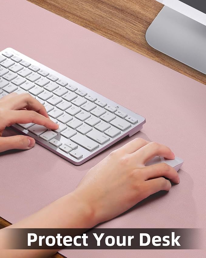 Leather Desk Protector, Non-Slip PU Laptop Mat - Image 3