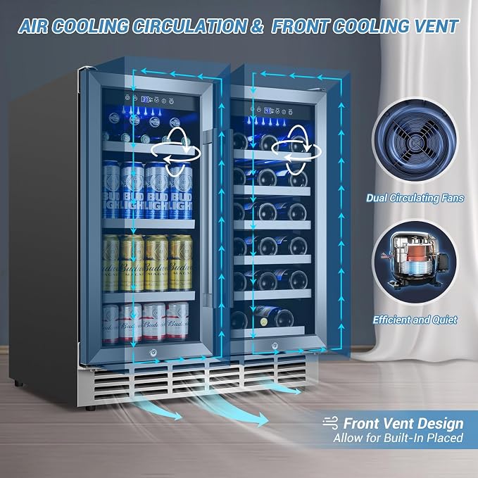 30Inch Wine and Beverage Refrigerator - Image 4