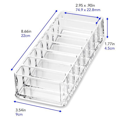 byAlegory Acrylic Compact Makeup Organizer | 8 Space Cosmetic Storage - Image 6