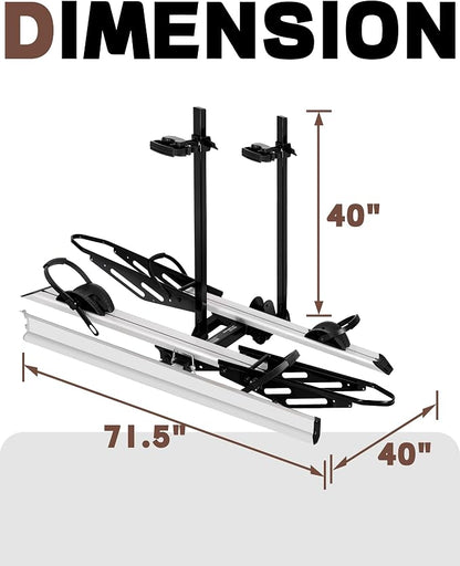 Young Hitch Mount Bike Rack - Image 9
