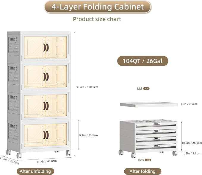 104 QT / 26 Gal Stackable Storage Bins - Image 2